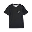 Load image into Gallery viewer, Men's Black Sports Jersey – 'Big Person' Minimal Logo Athletic Tee
