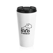 Load image into Gallery viewer, DED PERRO White Travel Mug
