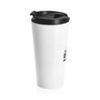 Load image into Gallery viewer, DED PERRO White Travel Mug
