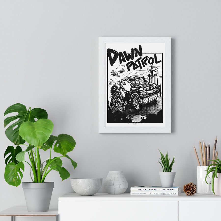 Dawn Patrol framed Poster