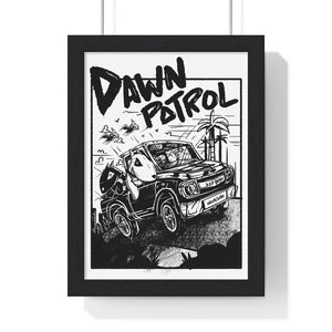 Dawn Patrol framed Poster