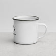 Load image into Gallery viewer, White Rocco Enamel Mug
