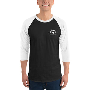 3/4 sleeve b/w shirt